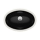 Lavatório De Embutir Oval Preto Celite 49x32,5cm - 24114183-e1d2-44cb-8a26-825521e90b1c