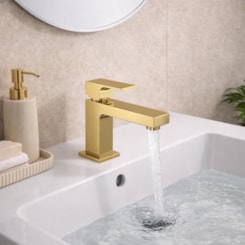 Lavatório De Mesa Monocomando Unic 2875 Bica Baixa Gold Deca