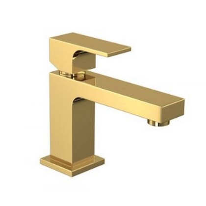 Lavatório De Mesa Monocomando Unic 2875 Bica Baixa Gold Deca