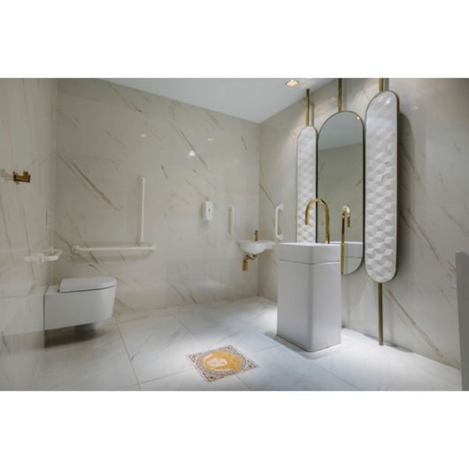 Lavatório De Piso Quadrado 40cm Lc26 Branco Deca - Imagem principal - 7d09c8f2-a69a-4d53-987b-bb7105771f2c