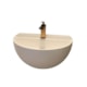 Lavatório Duramatt Suspenso 1 Furo Alexandria Branco Fosco Acetinado Sabbia - 8049c2fa-ca99-4396-b366-e9605e886f0c