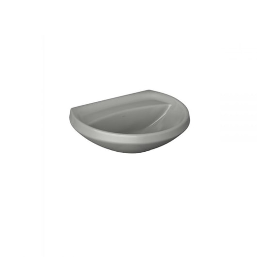 Lavatório Izy 46x36cm L915 Cinza Real Deca - Imagem principal - 844d3dbf-93d9-4c17-a06f-4d89f0fb98eb