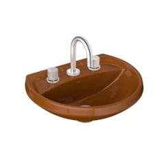 Lavatório L915 Izy/Ravena 46x36cm Caramelo Deca