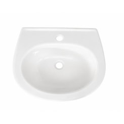 Lavatorio Para Coluna Colonial Branco Hervy 45x37cm