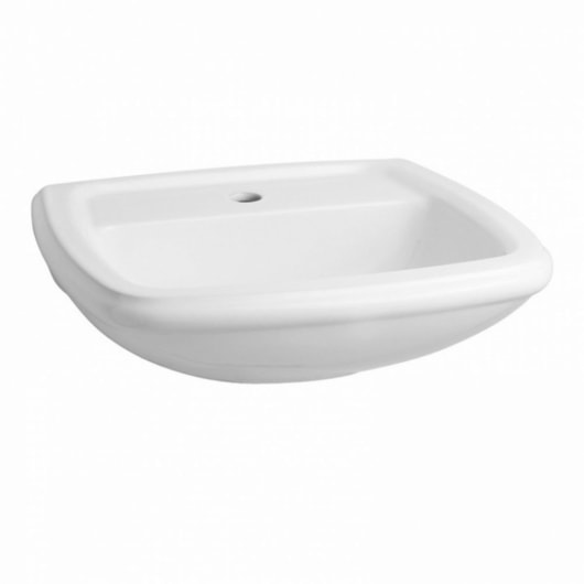 Lavatório Para Coluna Fit 52x43cm Branco Celite - Imagem principal - 23948698-e29c-4161-b667-e58fb11068e6