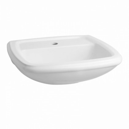 Lavatório Para Coluna Fit 52x43cm Branco Celite