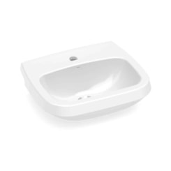 Lavatório Para Coluna Furo Central Sem Ladrao Art Branco Incepa 49,5x41cm