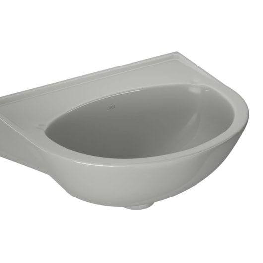 Lavatório Pequeno Belize Cinza Deca 36x29x16,5cm - Imagem principal - d6b7277a-1994-4d35-b354-848e6085426a