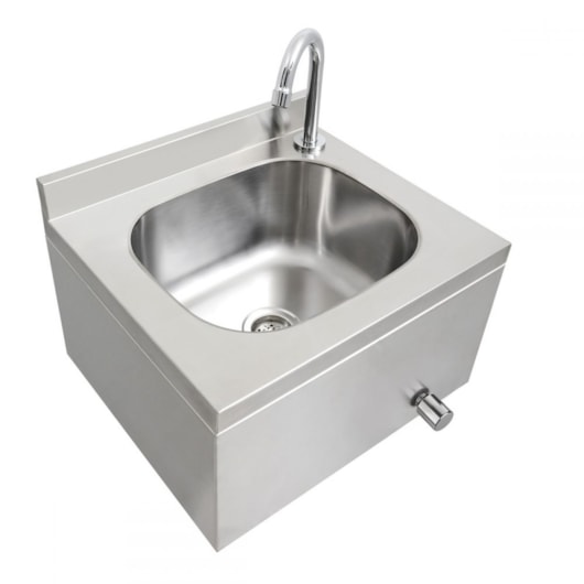 Lavatório Profissional De Parede Em Inox Tramontina - Imagem principal - 974220ce-d85b-4433-afa8-bc9b1656e115