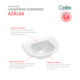 Lavatório Suspenso Azalea 43x33cm Branco Celite - 8c81319b-b762-442c-8aec-730e83034521