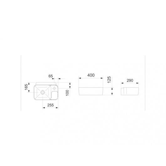 Lavatório Suspenso Eco 40x30cm Branco Celite - Imagem principal - 2b6d3950-8dfa-4936-a29c-86b90db54514