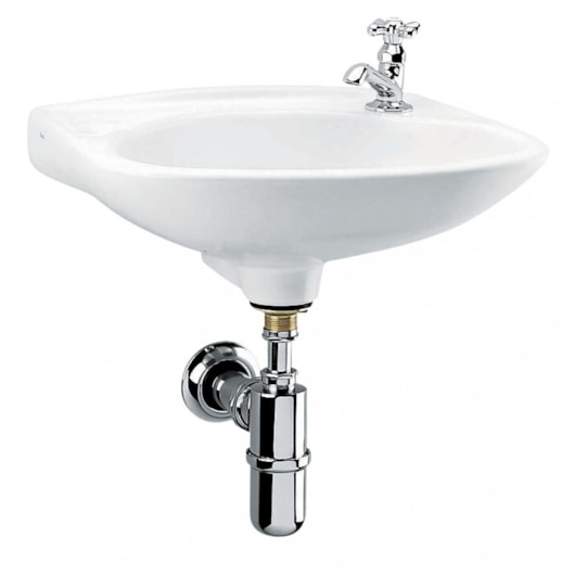 Lavatório Suspenso Izy 39,5x29,5cm L.15.17 Branco Deca - Imagem principal - 5edb2291-1a7b-49dd-898d-7e735300f0da