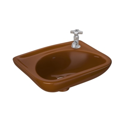 Lavatório Suspenso Izy Caramelo Deca 39,5x29,5cm