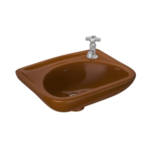 Lavatório Suspenso Izy Caramelo Deca 39,5x29,5cm - Imagem principal - a1a15424-c9d6-4951-98ad-1b0654be4184