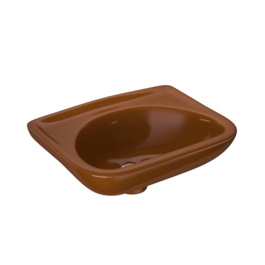 Lavatório Suspenso Izy Caramelo Deca 39,5x29,5cm - Imagem principal - 9d554459-7b44-4cd7-b239-bacd3b816abb