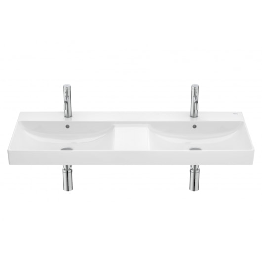 Lavatorio Suspenso Ona Branco Roca 120x46cm - Imagem principal - 7e2eae31-d474-48d5-a306-480c6884c033