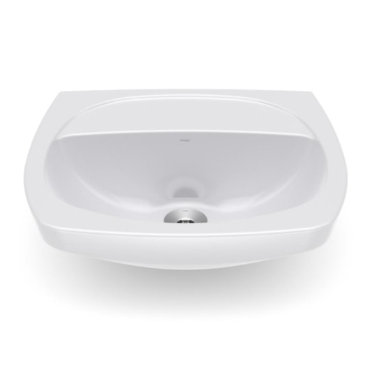 Lavatório Thema Para Coluna Cinza Plata Incepa 52x42cm - Imagem principal - 5bc8d55b-92ca-486d-b114-b9a95981a2ba