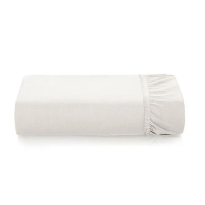 Lençol Com Elástico Bossa Casal Branco Karsten 140x190x40cm