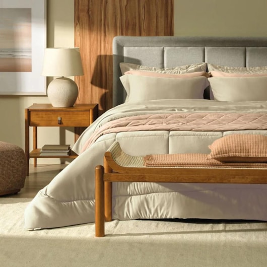 Lençol Com Elastico Bossa Perola Solteiro Karsten 110x200x40cm - Imagem principal - 29651641-9237-4513-89c0-e3e0fc957be7