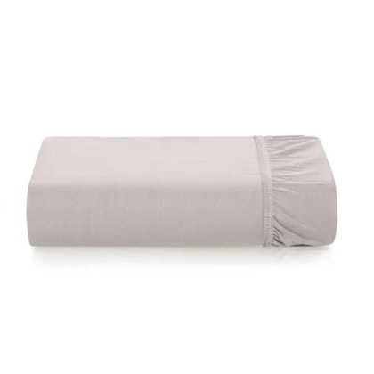 Lençol Com Elástico Bossa Prata Casal Prata Karsten 140x190x40cm