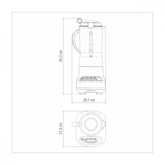 Liquidificador Breville Smart Gourmet Abs 127V Tramontina - Imagem principal - d6e88aad-63c2-4c84-96cf-5b1362586af3