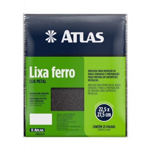 Lixa Ferro Atlas Grão 80 - Imagem principal - 2aa0fb08-ecb4-4fa4-aad7-91c70e17f8ef