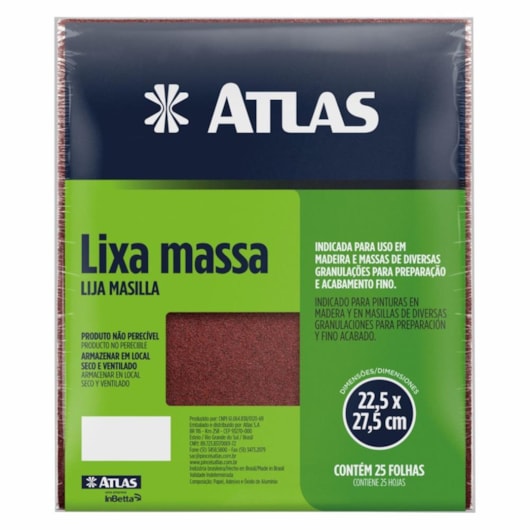 Lixa Massa Madeira Atlas 150 - Imagem principal - 388231e4-c031-44f1-bc65-50b7f95524c9