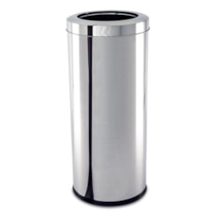 Lixeira Com Aro Inox 28 Litros Brinox 25x60 cm