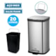 Lixeira Com Pedal E Balde Frame Inox Brinox 20L - c560596c-1781-49df-8dbb-51a1dc7579dc