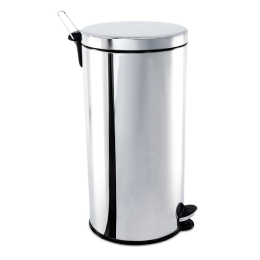 Lixeira Com Pedal e Balde Inox Brinox 30 Litros  - Imagem principal - 99aef619-cbff-4f2c-9717-5764e87522b7