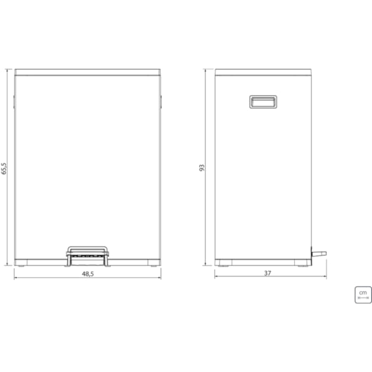 Lixeira em Aço Inox com Balde Removível e Pedal Octos Tramontina 45L - Imagem principal - 6cfab915-b2d7-47cb-a682-0fb6e0f1ccf4