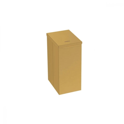 Lixeira Em Aço Inox Slim Stotch Brite Gold Tramontina 5,5L - Imagem principal - f7813ad3-b9bf-41d1-afde-4960bbbddd72