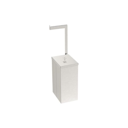Lixeira Inox Acabamento Acetinado Luz Slim Tramontina 5,5L