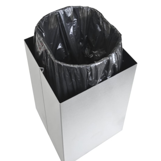 Lixeira Inox Acabamento Acetinado Luz Slim Tramontina 5,5L - Imagem principal - 88ccb429-4ff9-40e9-9169-9cc8fc3a4ae4