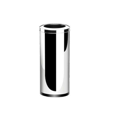 Lixeira Inox Com Aro 47L Brinox 30x70cm