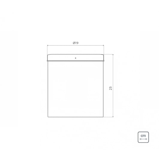 Lixeira Inox Swing com Acabamento Scotch Brite e Tampa Basculante 5L Tramontina - Imagem principal - 6e5e2e20-ae53-47c4-86bc-229a697d221b