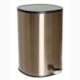 Lixeira Multiuso Redonda Com Pedal Champagne 5 Litros Ghelplus - d6752efb-d076-4f3d-8213-b2de71a940e9
