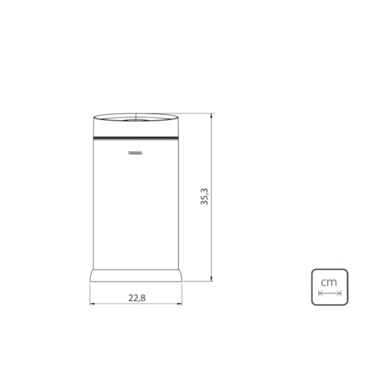 Lixeira Smart Automática com Sensor em Aço Inox com Acabamento Scotch Brite 6 L Tramontina - Imagem principal - 36038e1b-06df-4c77-9a87-3f11f4515652