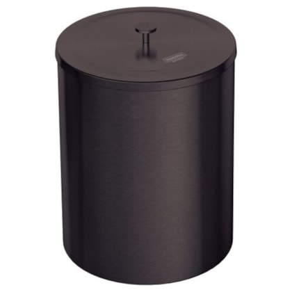 Lixeira Útil em Aço Inox Scotch Brite  Black Matte 5 L Tramontina