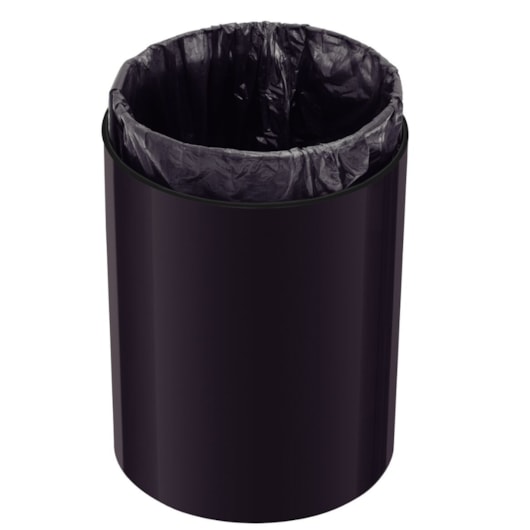 Lixeira Útil em Aço Inox Scotch Brite  Black Matte 5 L Tramontina - Imagem principal - c9a7b4cc-6a3b-40f7-8513-2a1590986cc7