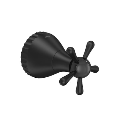Loes Acabamento Para Registro De Gaveta 11/4 e 11/2 Perola Black Matte Deca