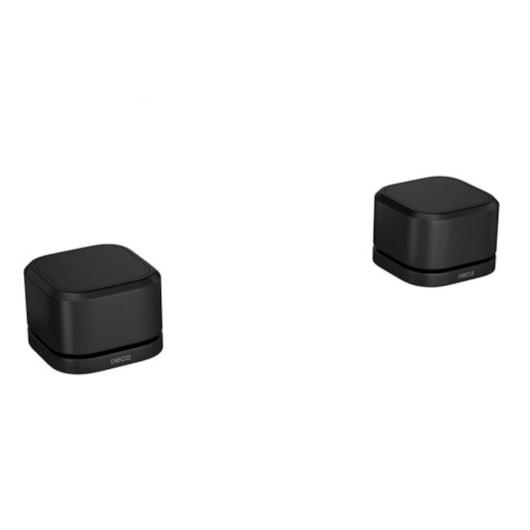 Loes Acionamento para Misturador Quadrado You Black Matte Deca - Imagem principal - 1ae50096-a74a-45fc-b4fb-cd9649069346