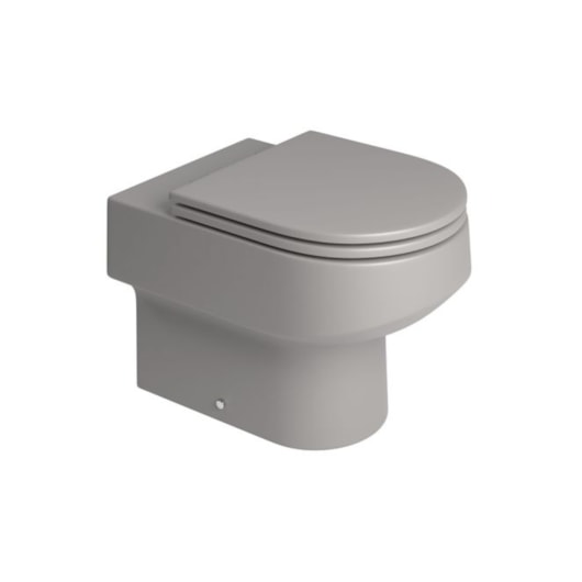 Loes Bacia Convencional Carrara Soft Antracite Deca - Imagem principal - 5150a47d-88d8-447d-b3b1-bb1f2aa800c7