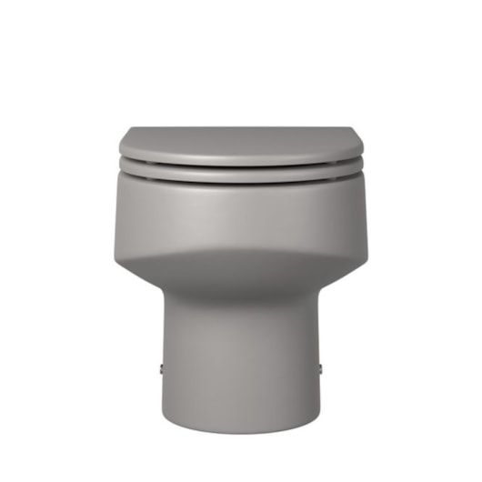 Loes Bacia Convencional Carrara Soft Antracite Deca - Imagem principal - 4cb31050-4b1a-4b5e-adbf-754afd7c5a58