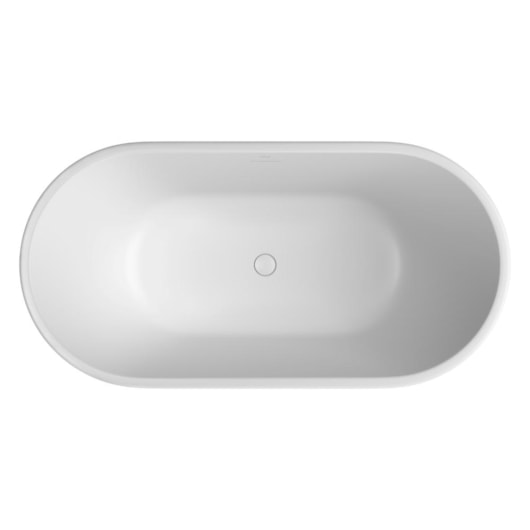Loes Banheira De Piso Oval Branco Fosco Deca 150cm - Imagem principal - 1b160100-301d-4cd8-88b3-2653f8d41cf4