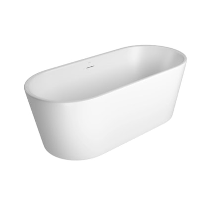 Loes Banheira De Piso Oval Branco Fosco Deca 170cm