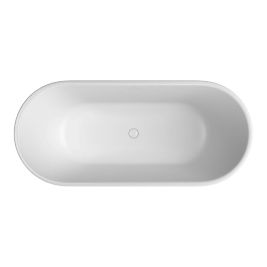 Loes Banheira De Piso Oval Branco Fosco Deca 170cm - Imagem principal - 20f178c7-a02c-4eac-9cb8-4c9772533e78