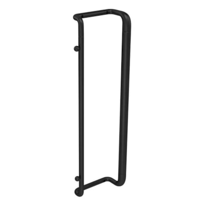 Loes Barra De Apoio Vertical Black Matte Deca 70cm