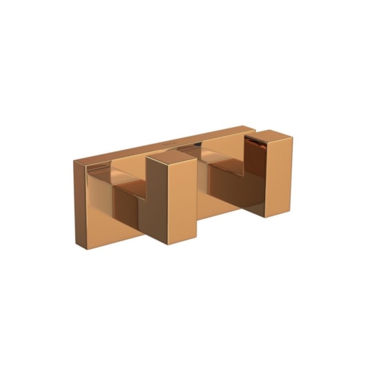 Loes Cabide Duplo Para Banheiro Quadratta 2062 Red Gold Deca - Imagem principal - 437a34b3-405c-4bcd-a415-d4d3e21e0aef