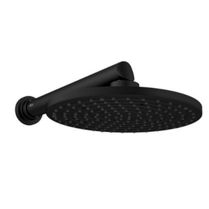 Loes Chuveiro De Parede Redondo Acquamax Com Tubo Black Matte 1998 Deca